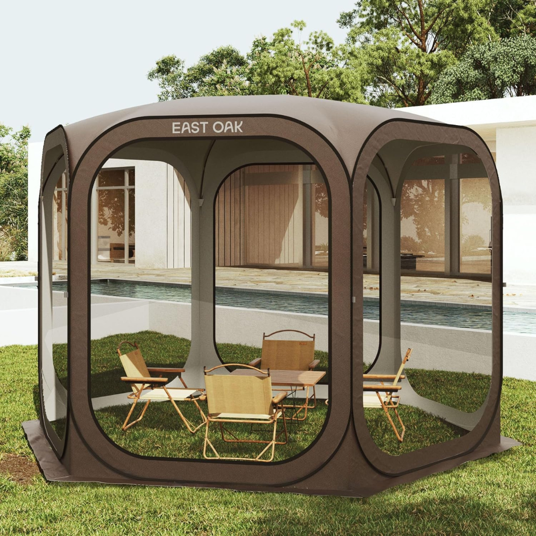 Screen House Tent Pop-Up -- Portable Screen Room Canopy