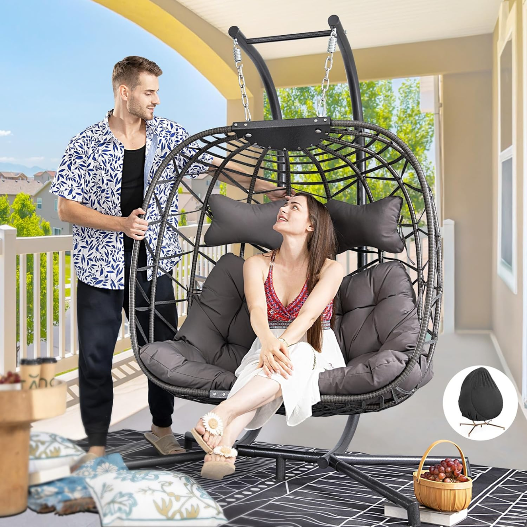 Double Swing Egg Chair