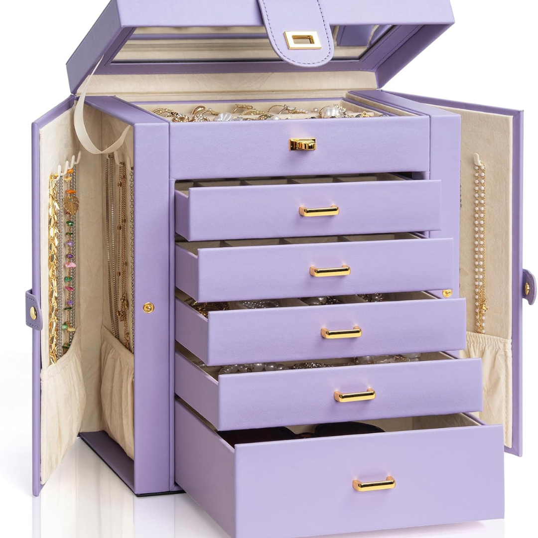 360° Rotating Jewelry Storage