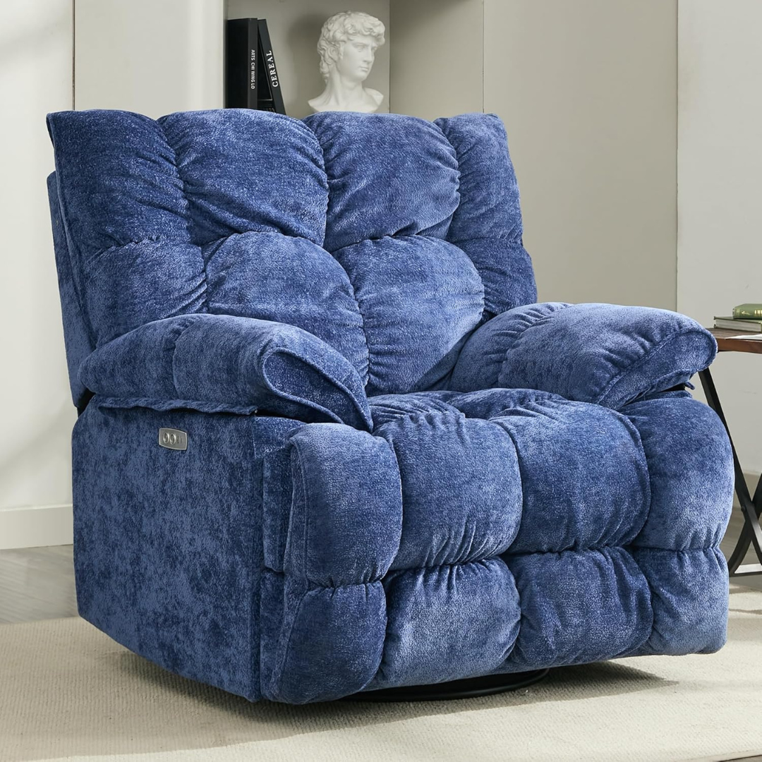 Super Comfy Overstuffed Extra Wide Rocking Recliners
