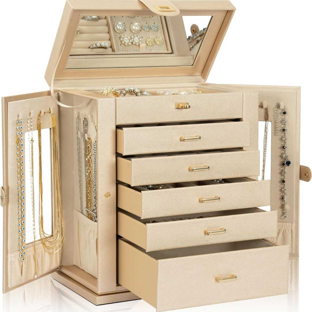 360° Rotating Jewelry Storage