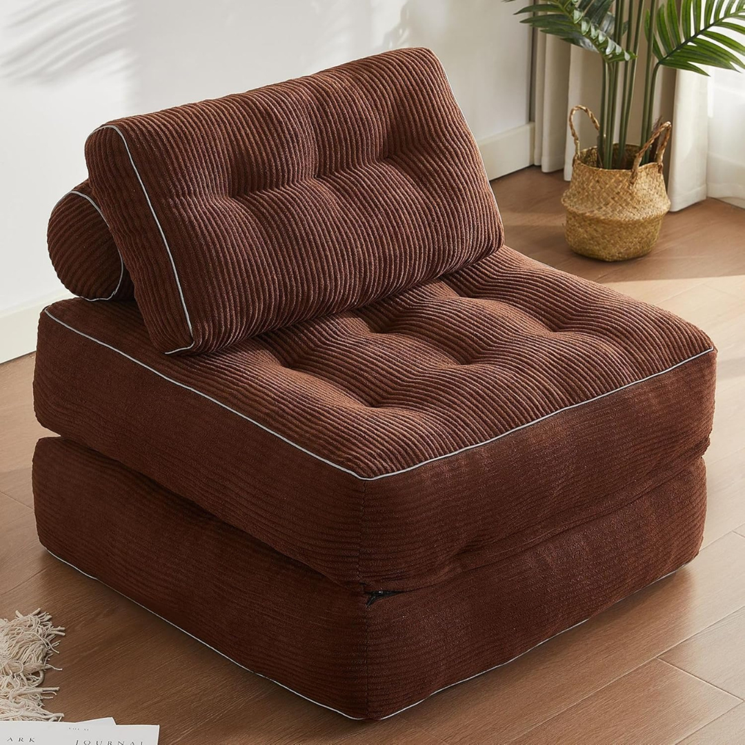 Futon Sofa Bed - Floor Couch for Adults Chair for Living Room