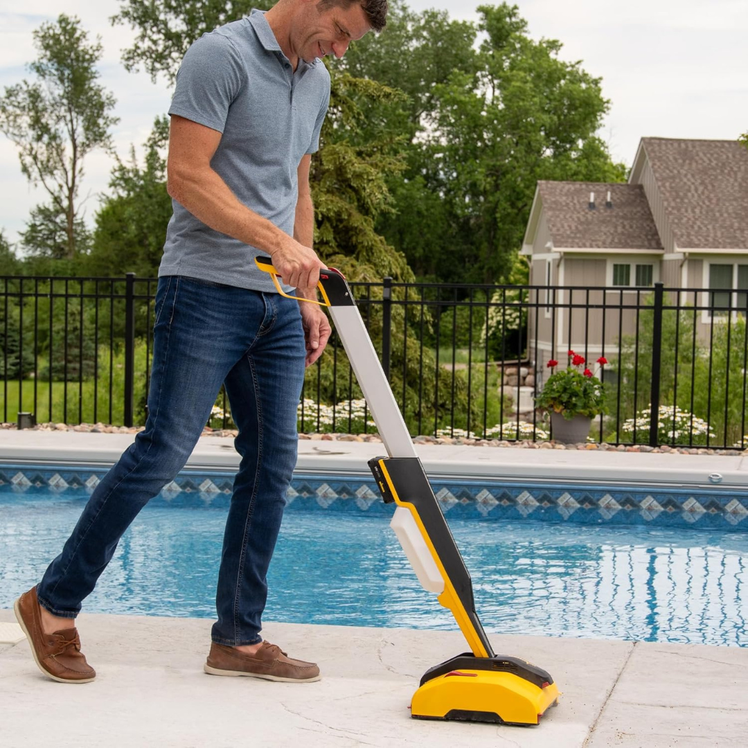 Cordless Outdoor Patio and Deck  Power Brush Cleaner
