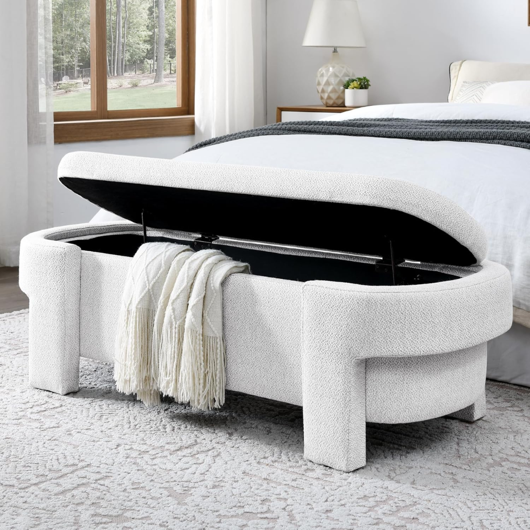 Oval Storage Bench