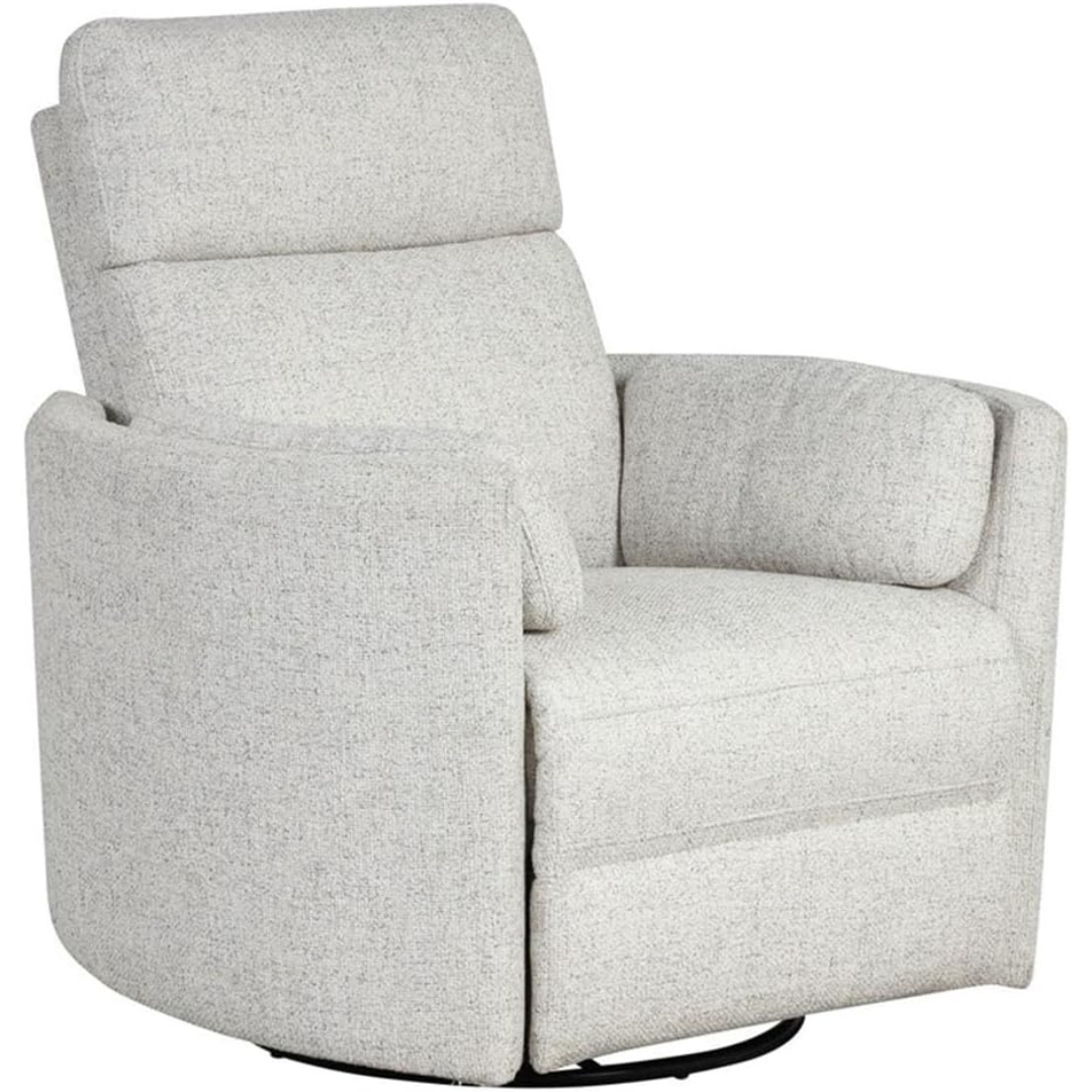 Swivel Glider Recliner in Ivory