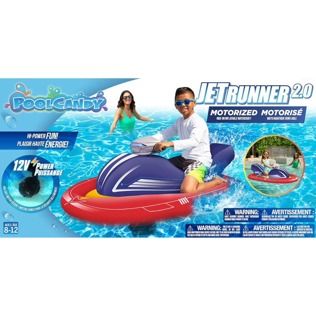 Inflatable Ride-On Watercraft Pool Float - Perfect for The Pool or Lake
