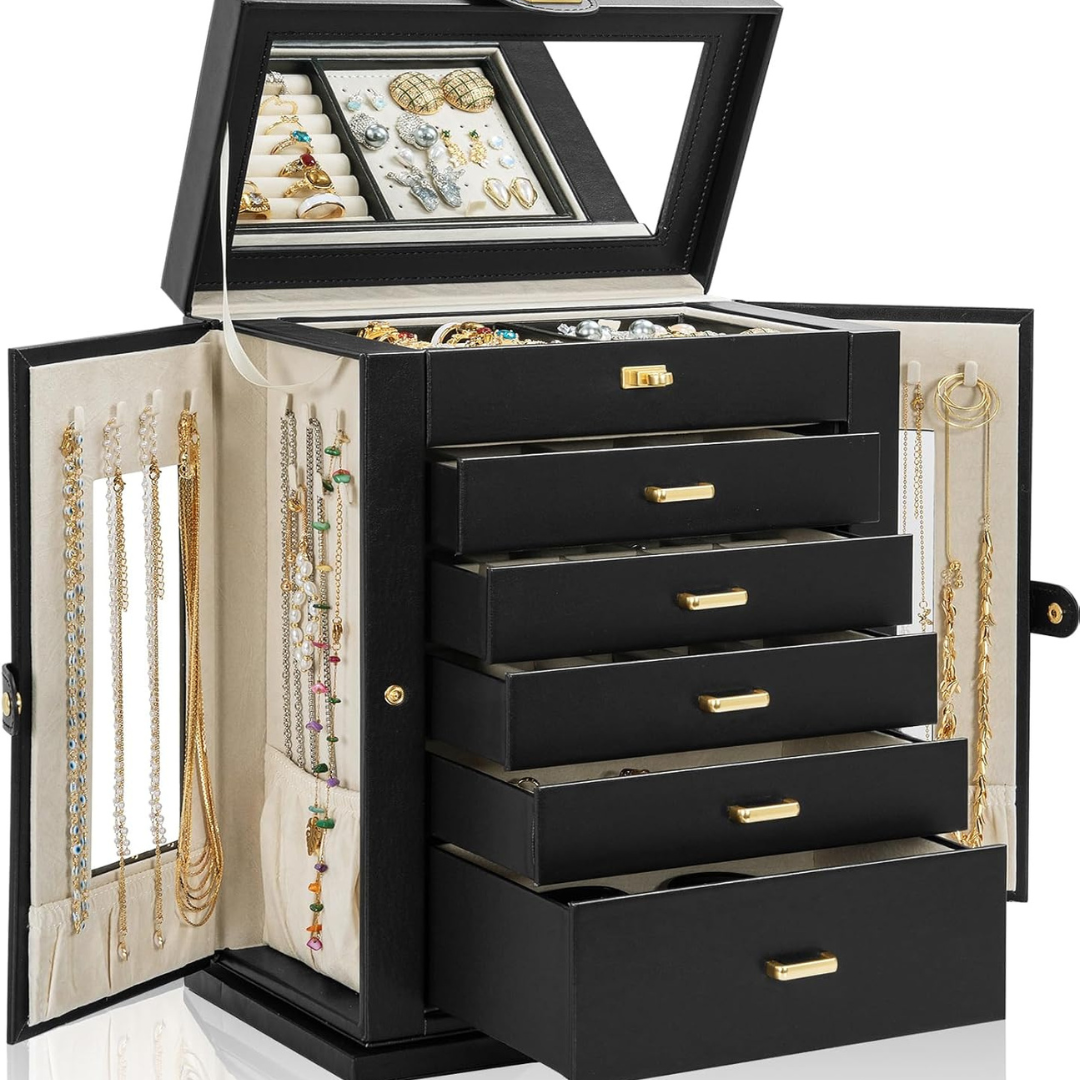 360° Rotating Jewelry Storage