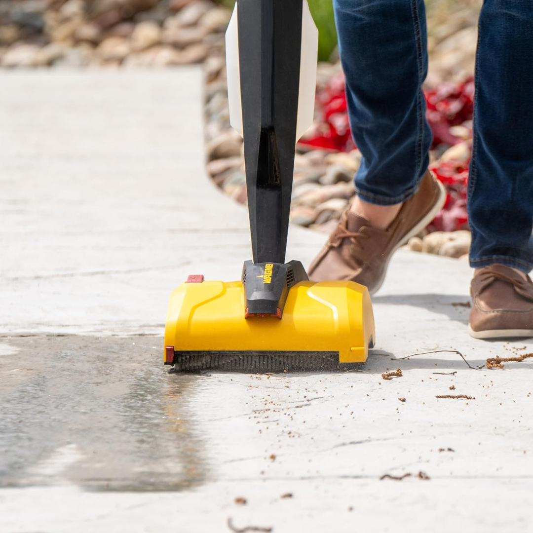 Cordless Outdoor Patio and Deck  Power Brush Cleaner