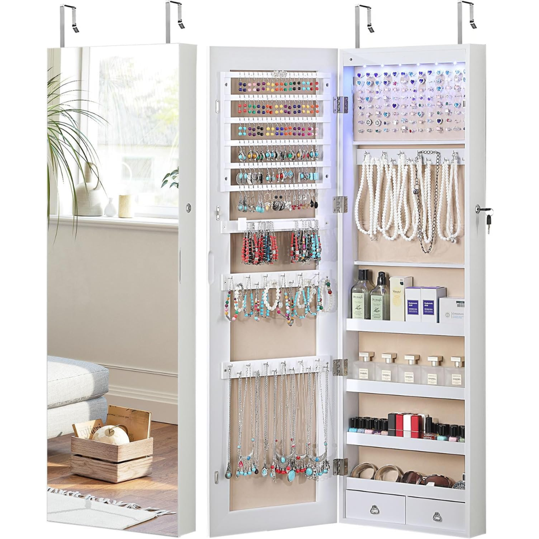 Mirror Jewelry Cabinet