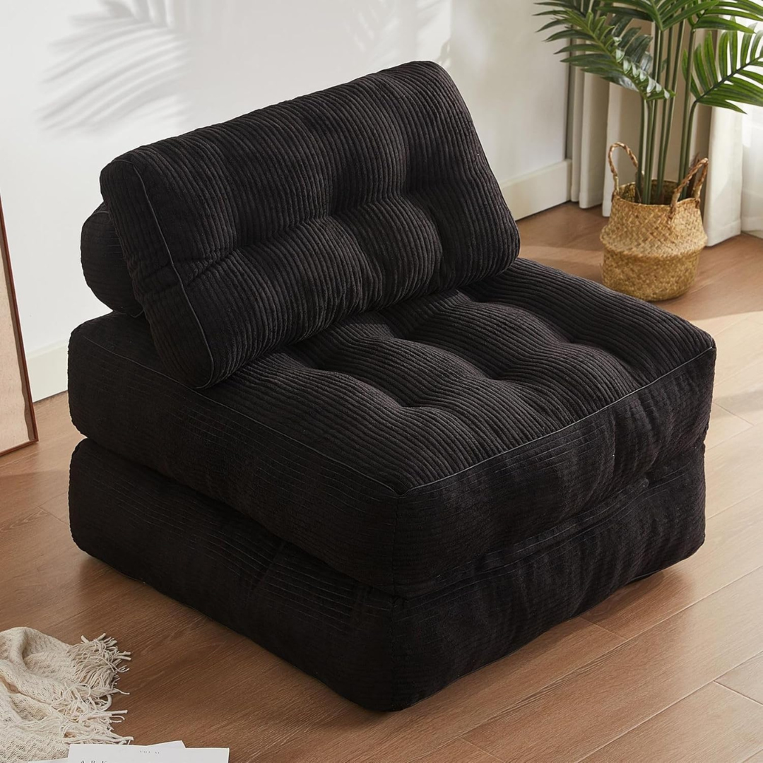 Futon Sofa Bed - Floor Couch for Adults Chair for Living Room