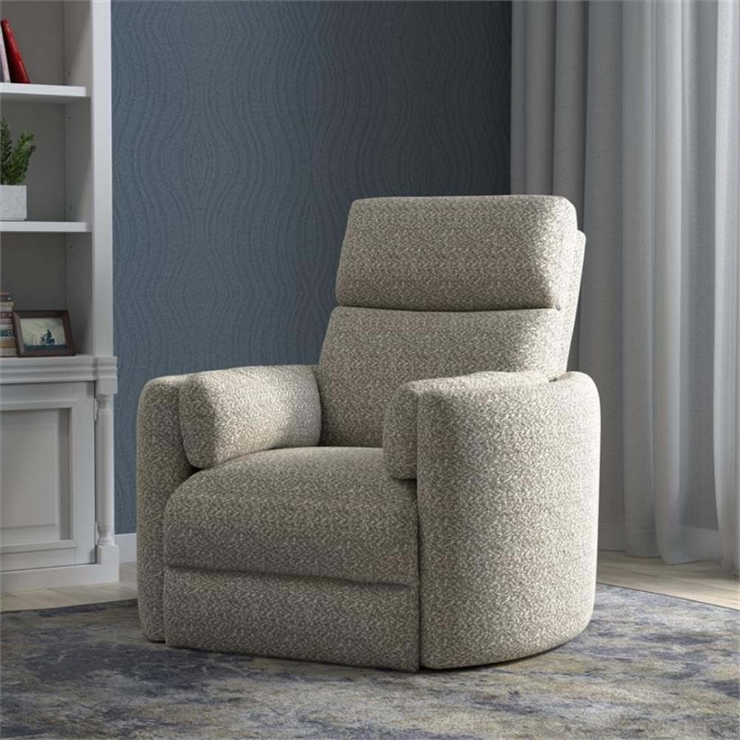 Swivel Glider Recliner in Ivory