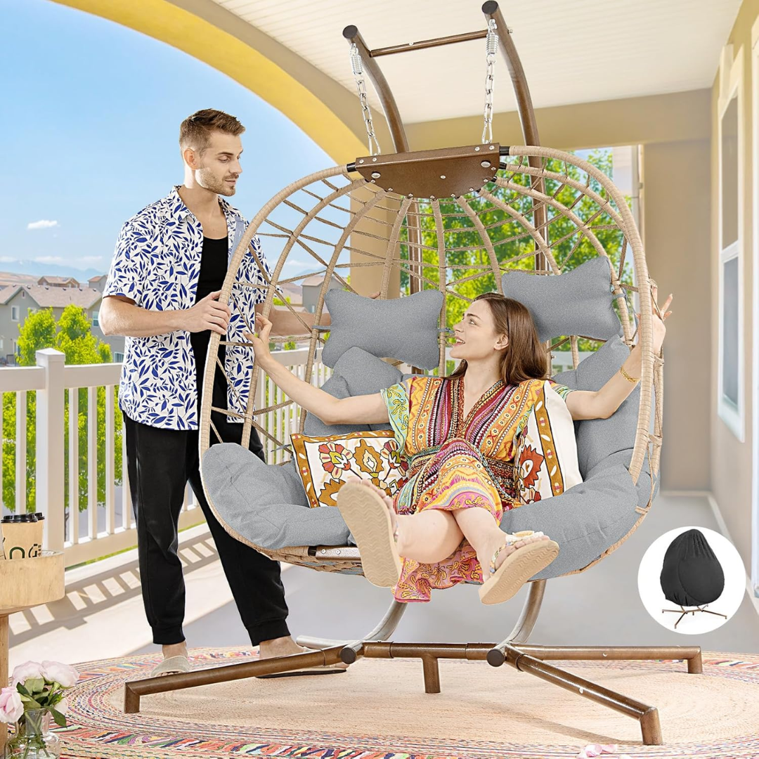 Double Swing Egg Chair