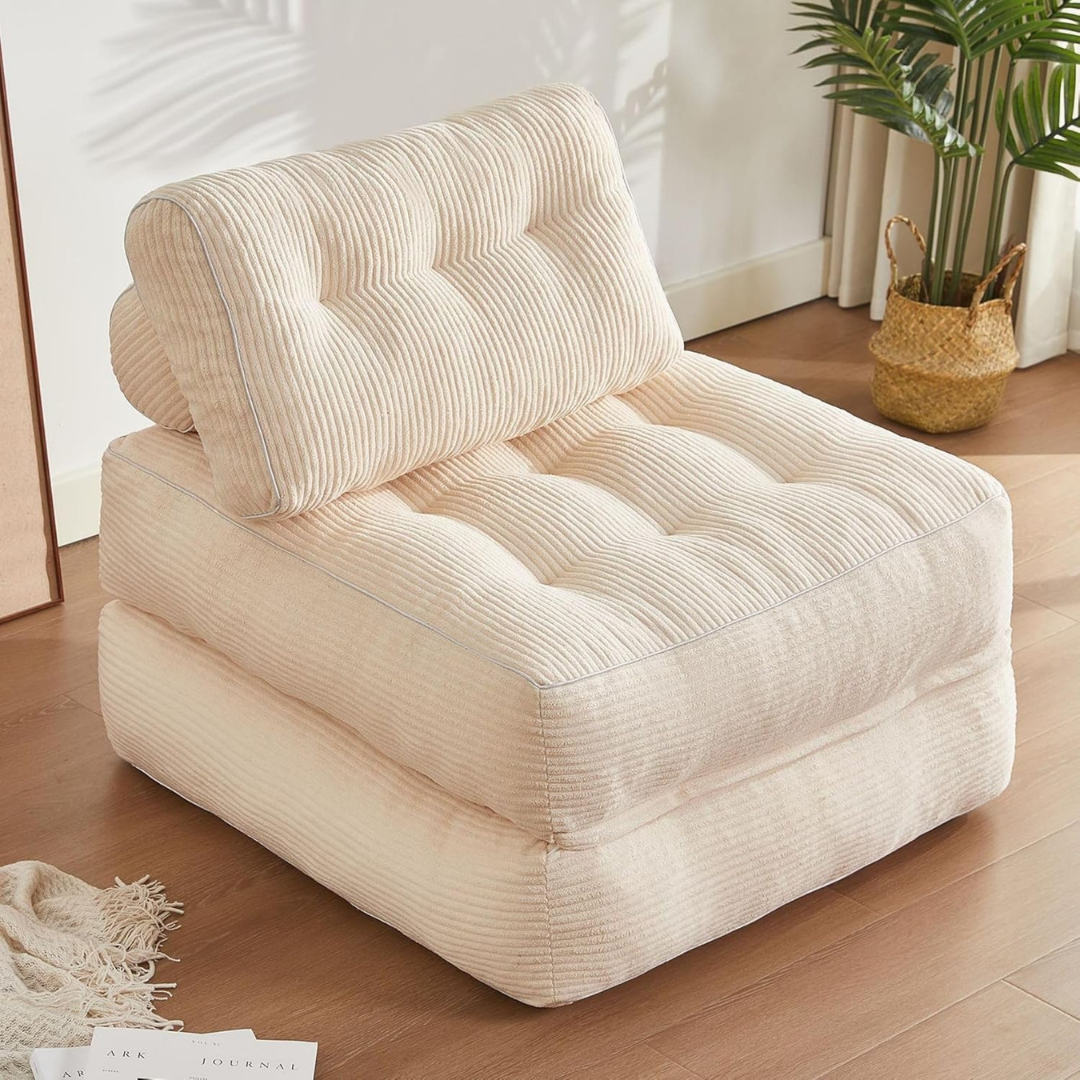 Futon Sofa Bed - Floor Couch for Adults Chair for Living Room