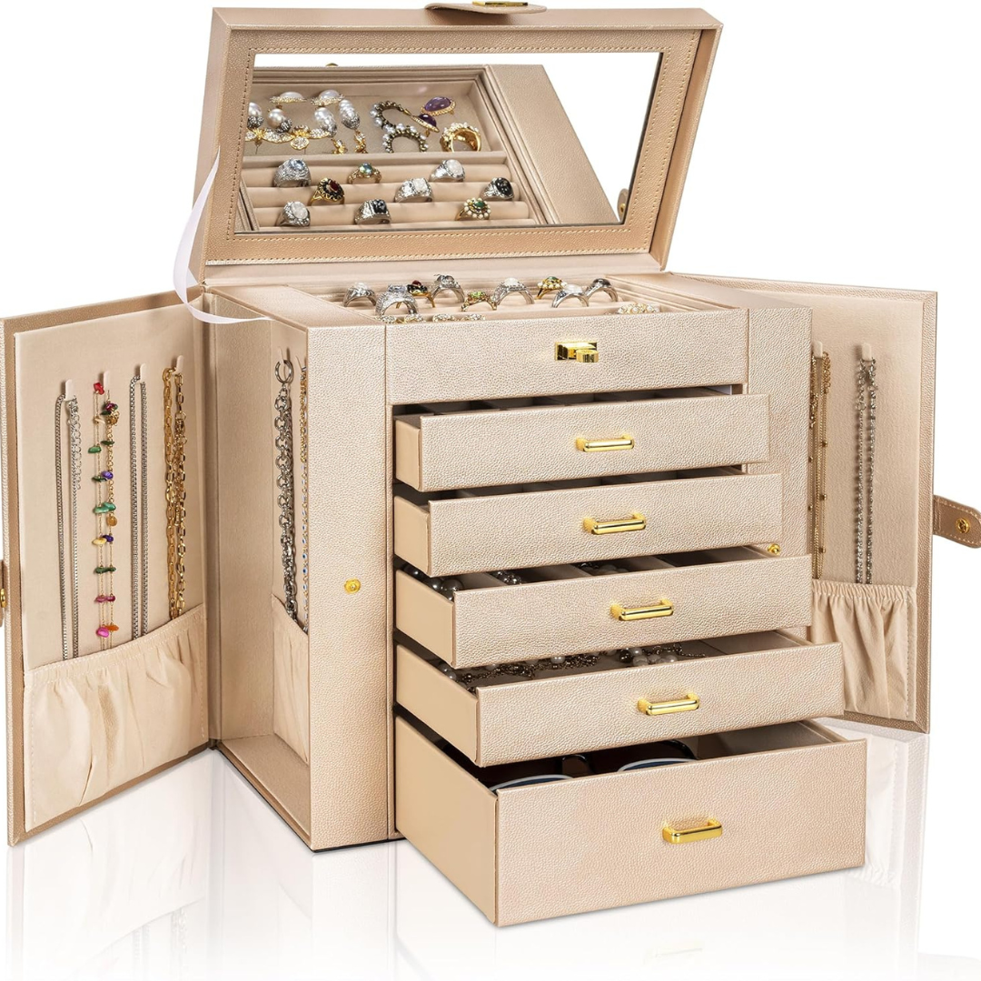 360° Rotating Jewelry Storage