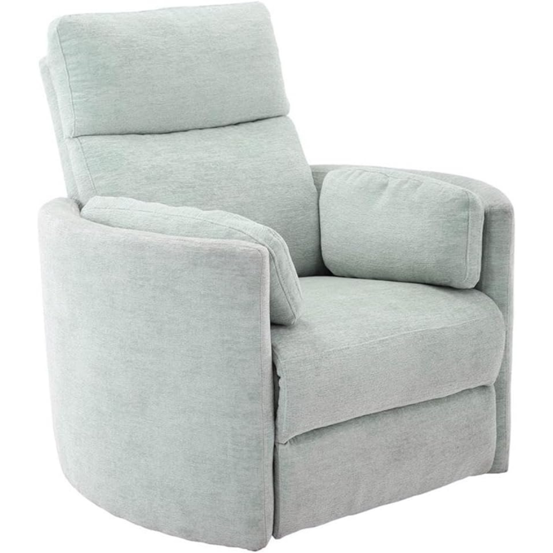 Swivel Glider Recliner in Ivory