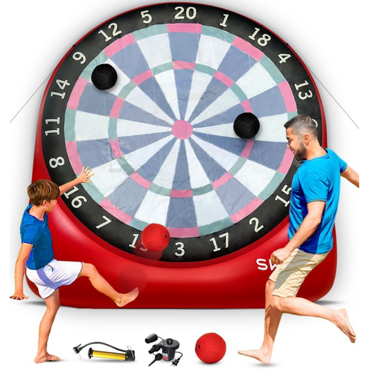 Giant Kick Darts with 15+ Games Included