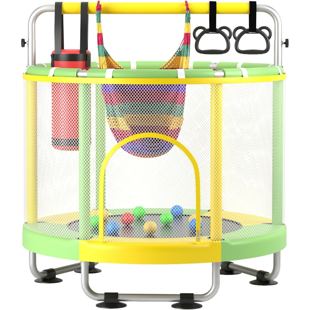 Trampoline for Kids with Enclosure