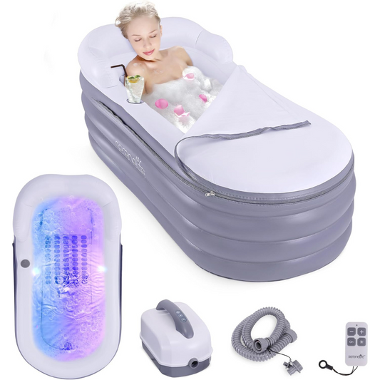 Inflatable Bathtub with Bubble Massage