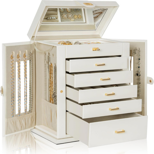 360° Rotating Jewelry Storage