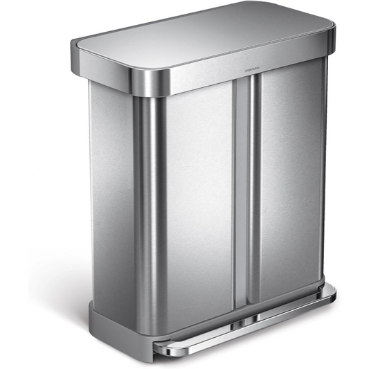 Dual Compartment Kitchen Trash Can