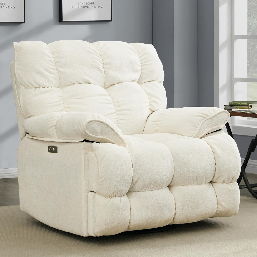 Super Comfy Overstuffed Extra Wide Rocking Recliners
