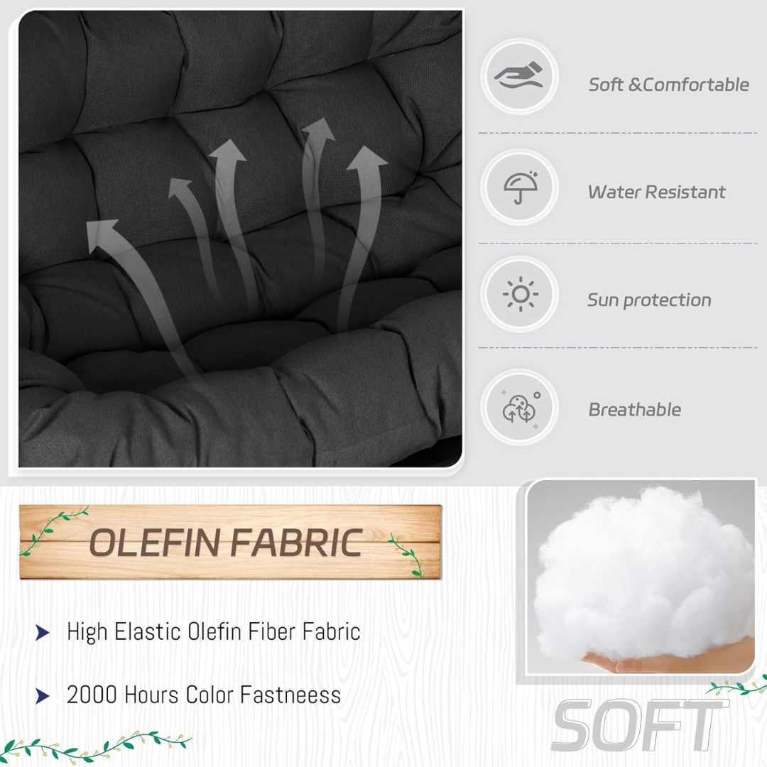 Double Swing Egg Chair