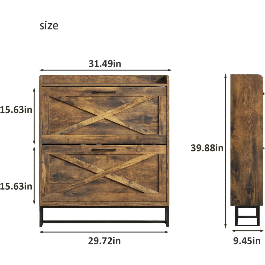 Entryway Shoe Storage Cabinet