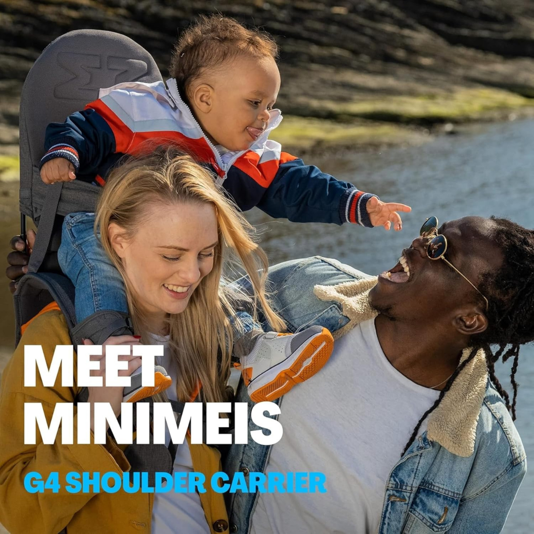 Lightweight Child Shoulder Carrier and Sunshade Bundle - For Kids 6 Months to 4 Years Old