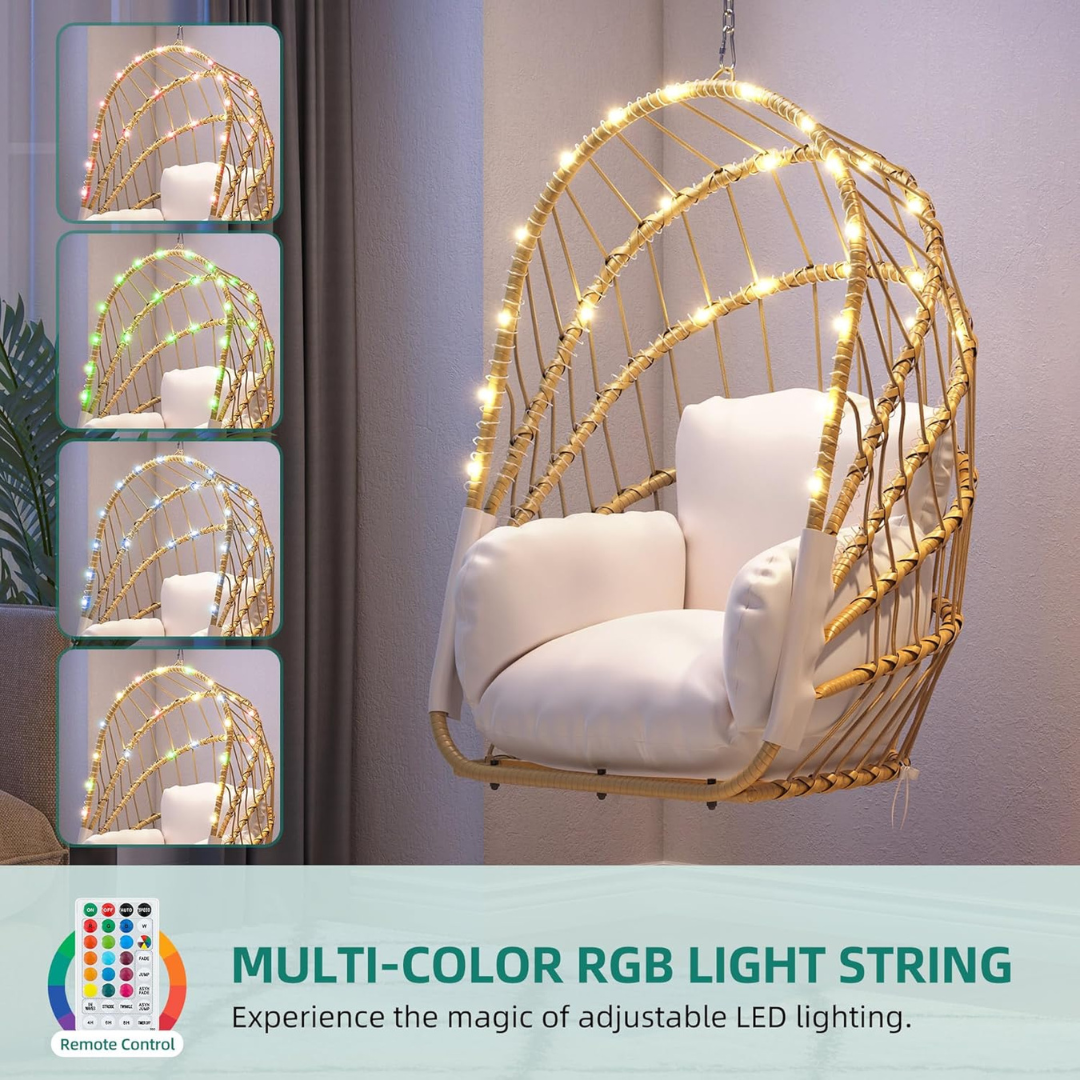 Hanging Rattan Wicker Egg Chair