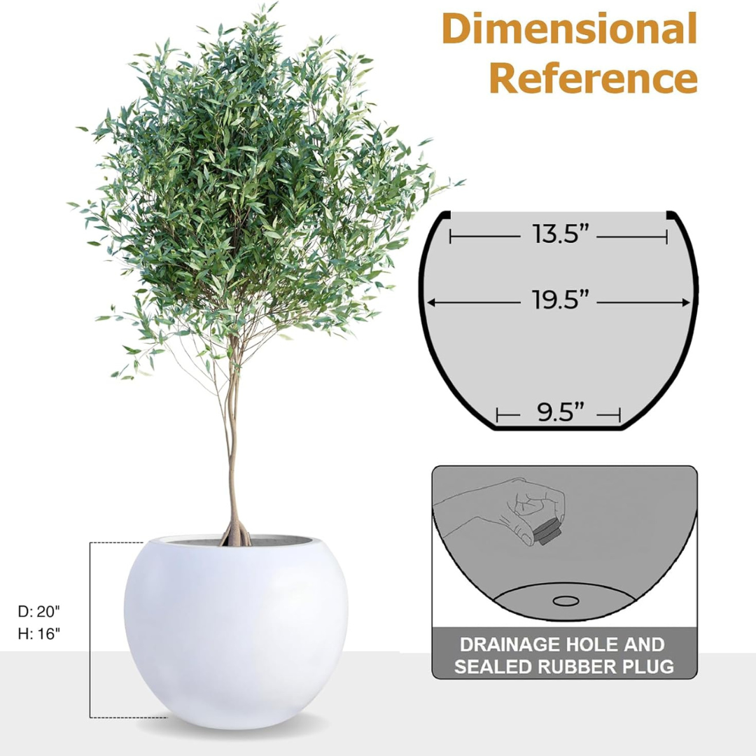 Fiberstone Premium Large Planter