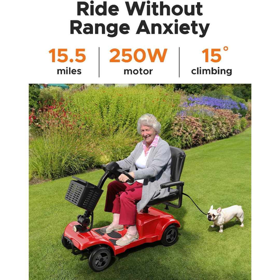 250W Electric Powered Mobile Wheelchair for Senior