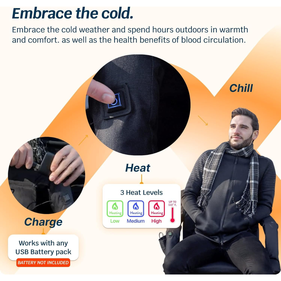 Heating Massage Stadium Chair