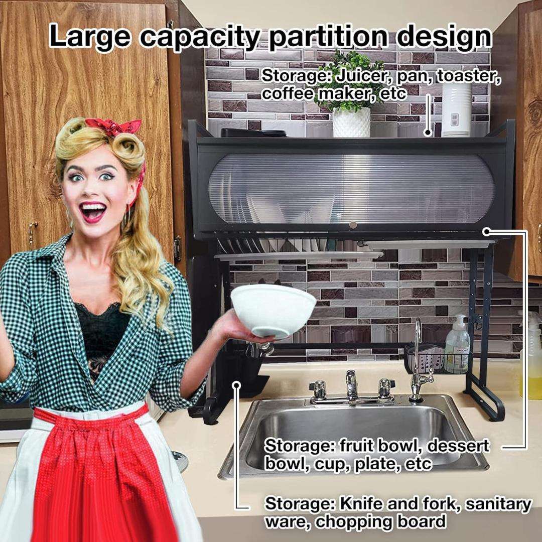 Over The Sink Dish Drying