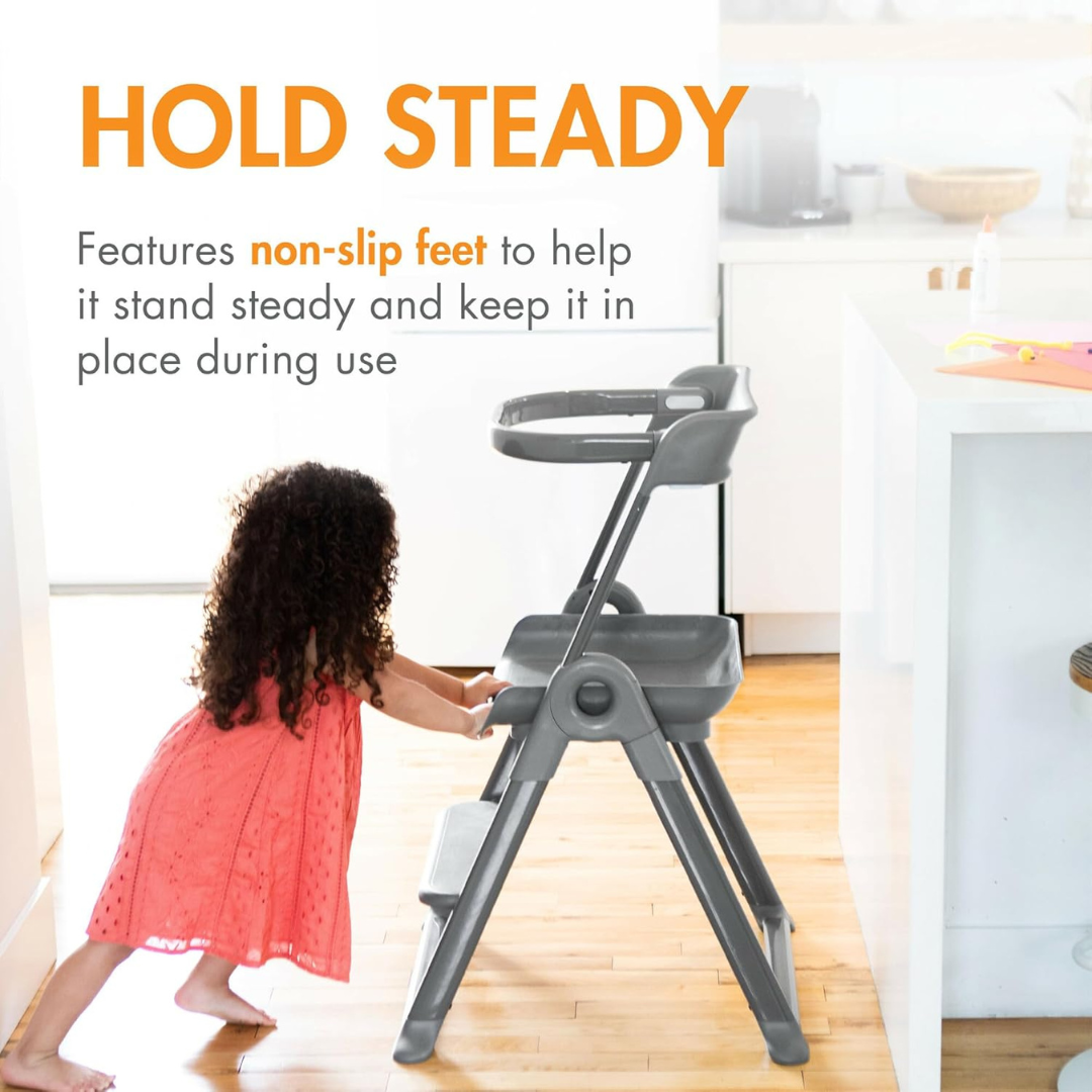 Kids Cooking Set and Folding Step Stool