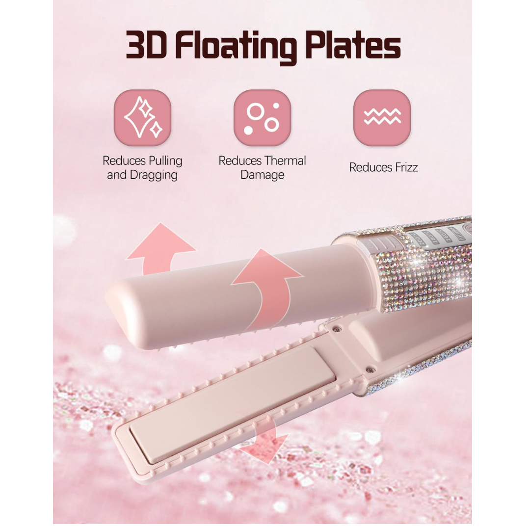 Gemstone Wireless Hair Straightener