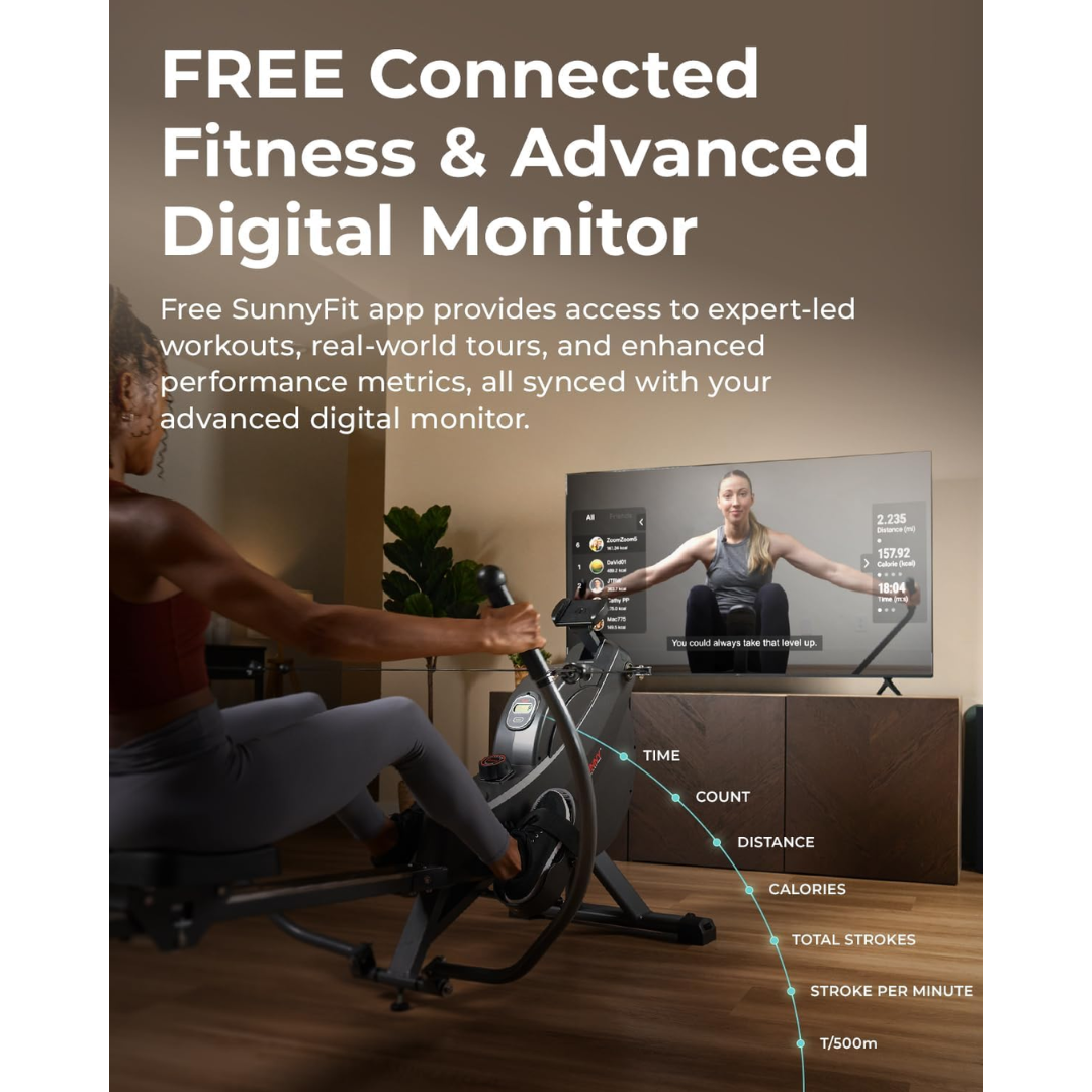 Full Motion Rowing Machine