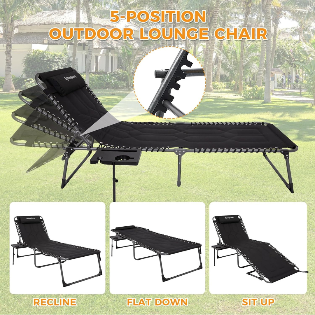 Beach Reclining Patio Pool Chair