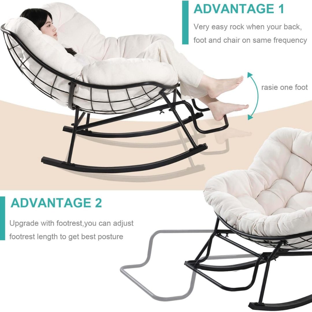Nursery Ergonomic  Rocking Chair
