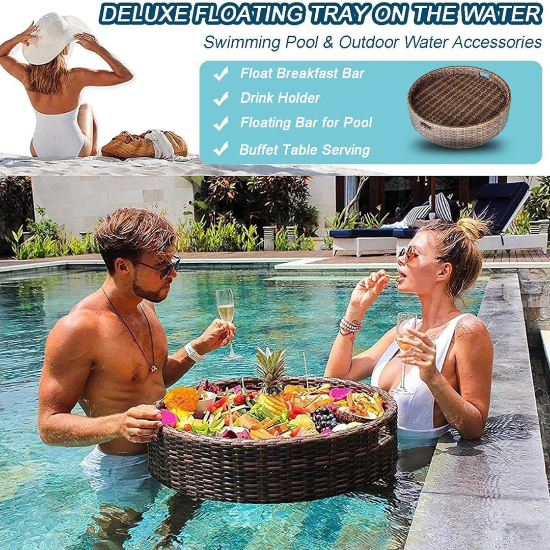 Floating Serving Tray for Pool