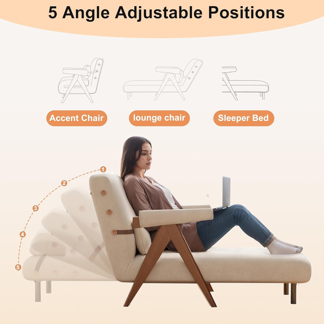 3 in 1 Extendable Sofa Bed
