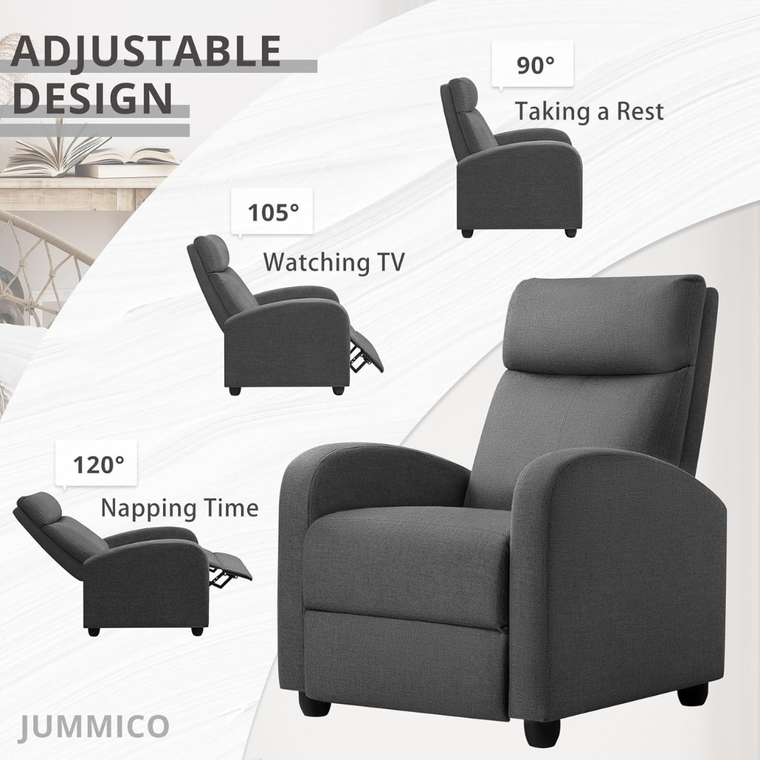 Adjustable Home Theater Single Recliner Sofa