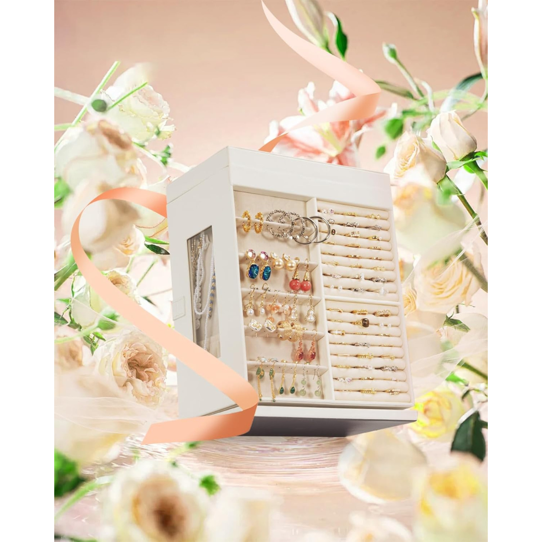 360° Rotating Jewelry Storage