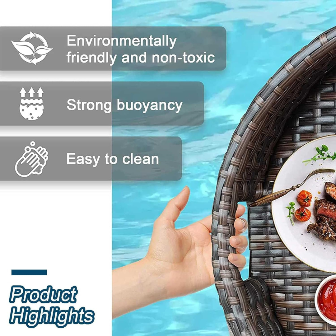 Floating Serving Tray for Pool