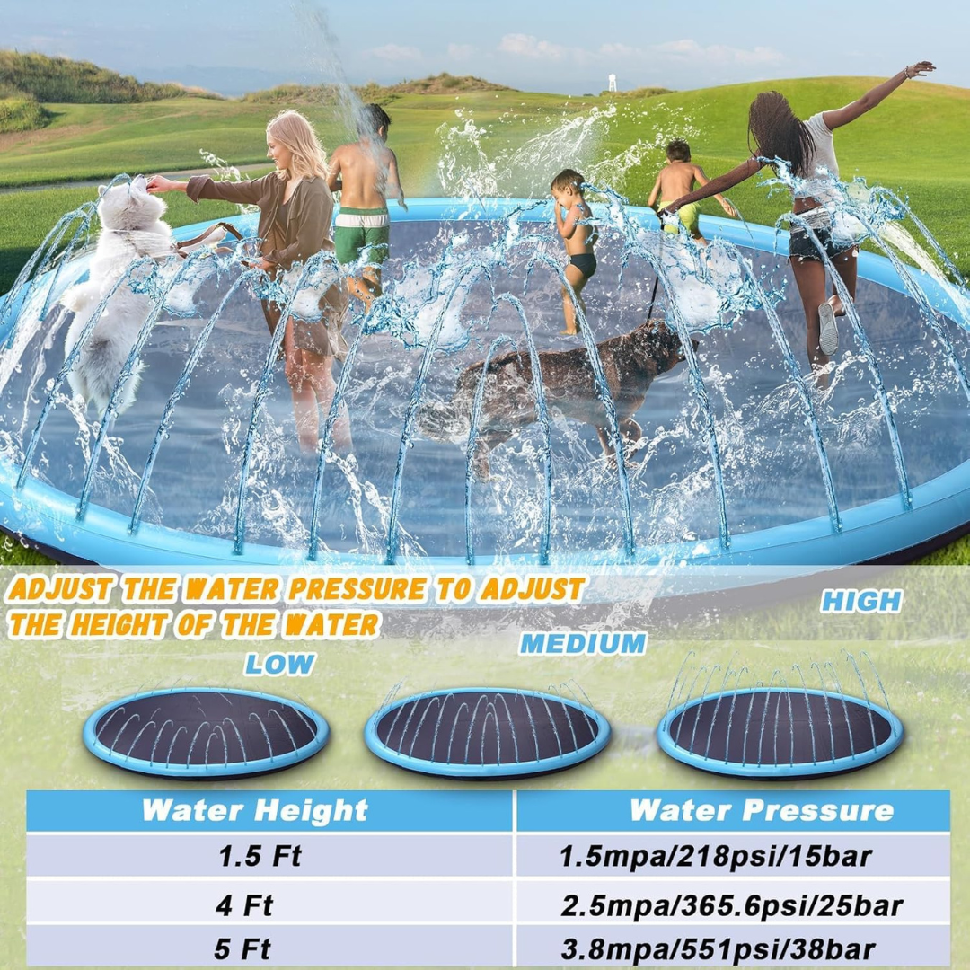 3 Sizes  Giant Inflatable Splash Pad