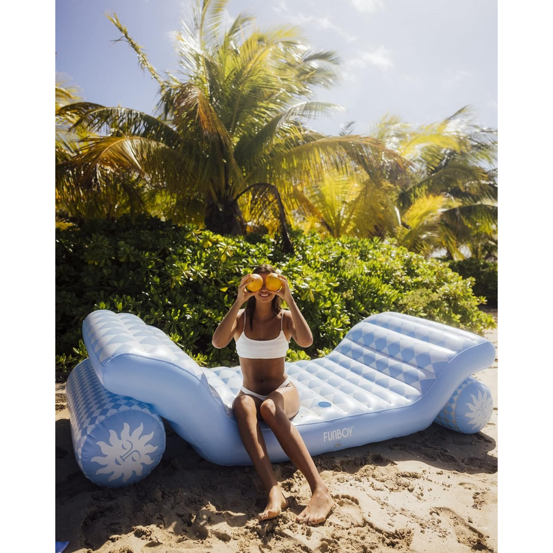 Dual-Chaise Lounger Pool Float