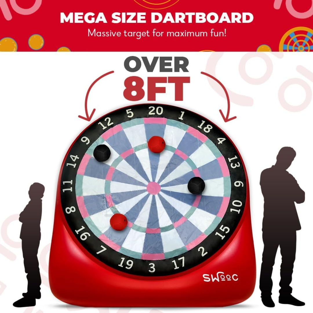 Giant Kick Darts with 15+ Games Included