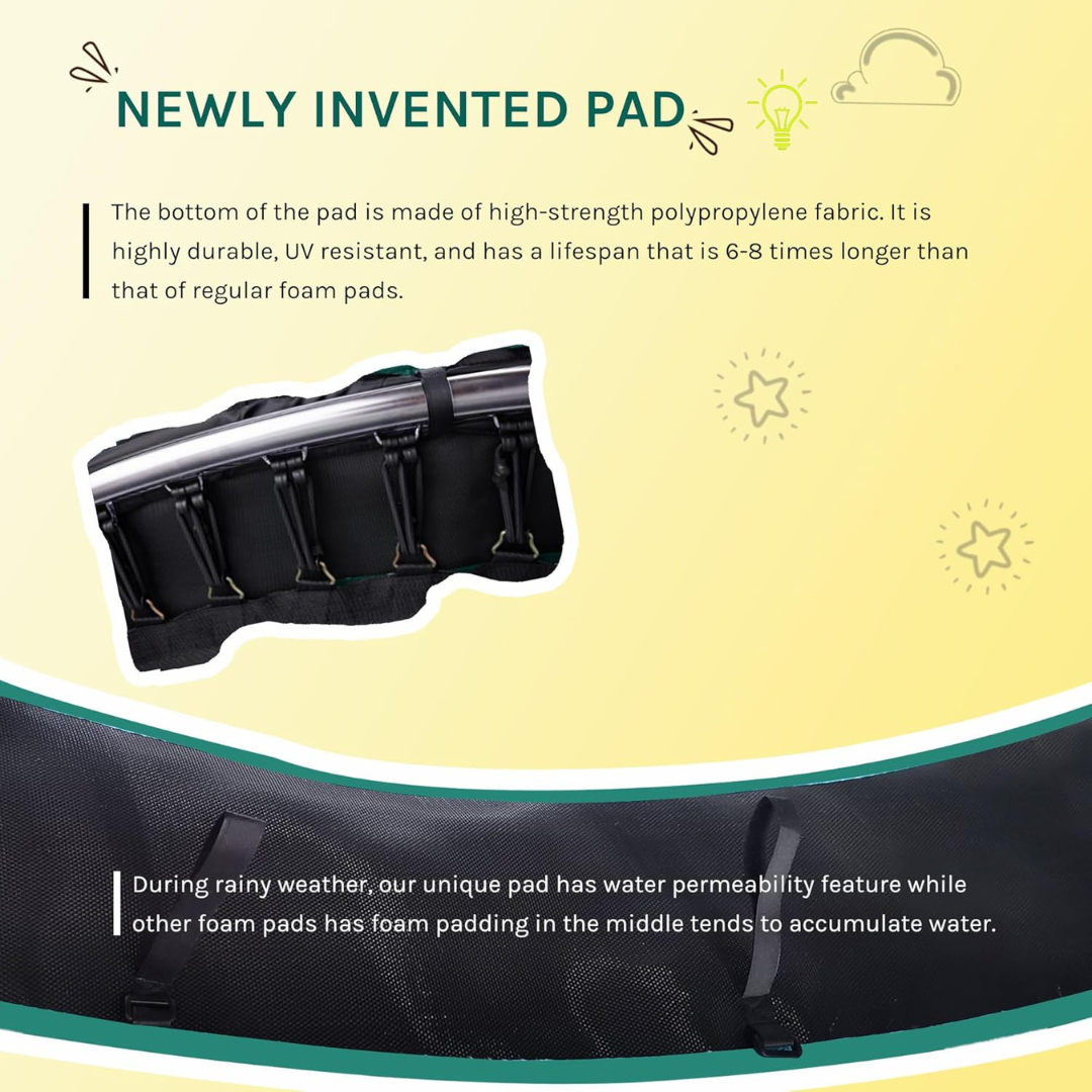 Outdoor Family Trampoline - Springless