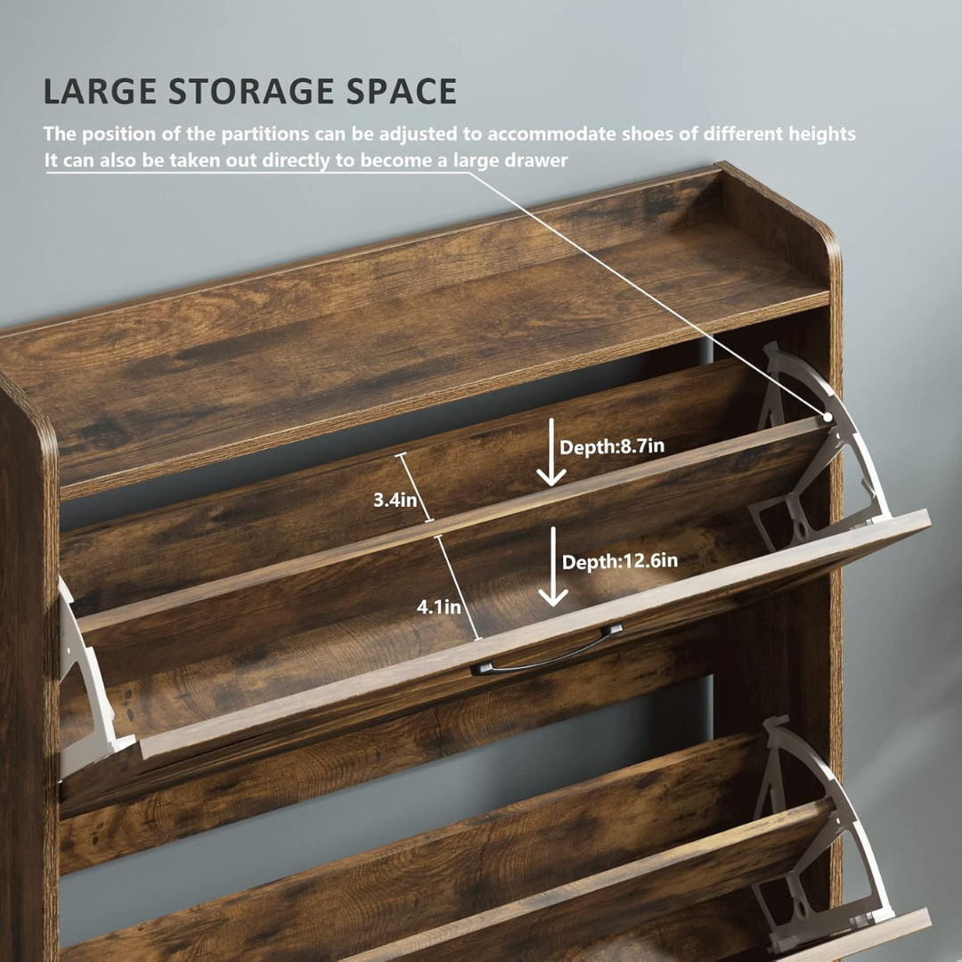 Entryway Shoe Storage Cabinet