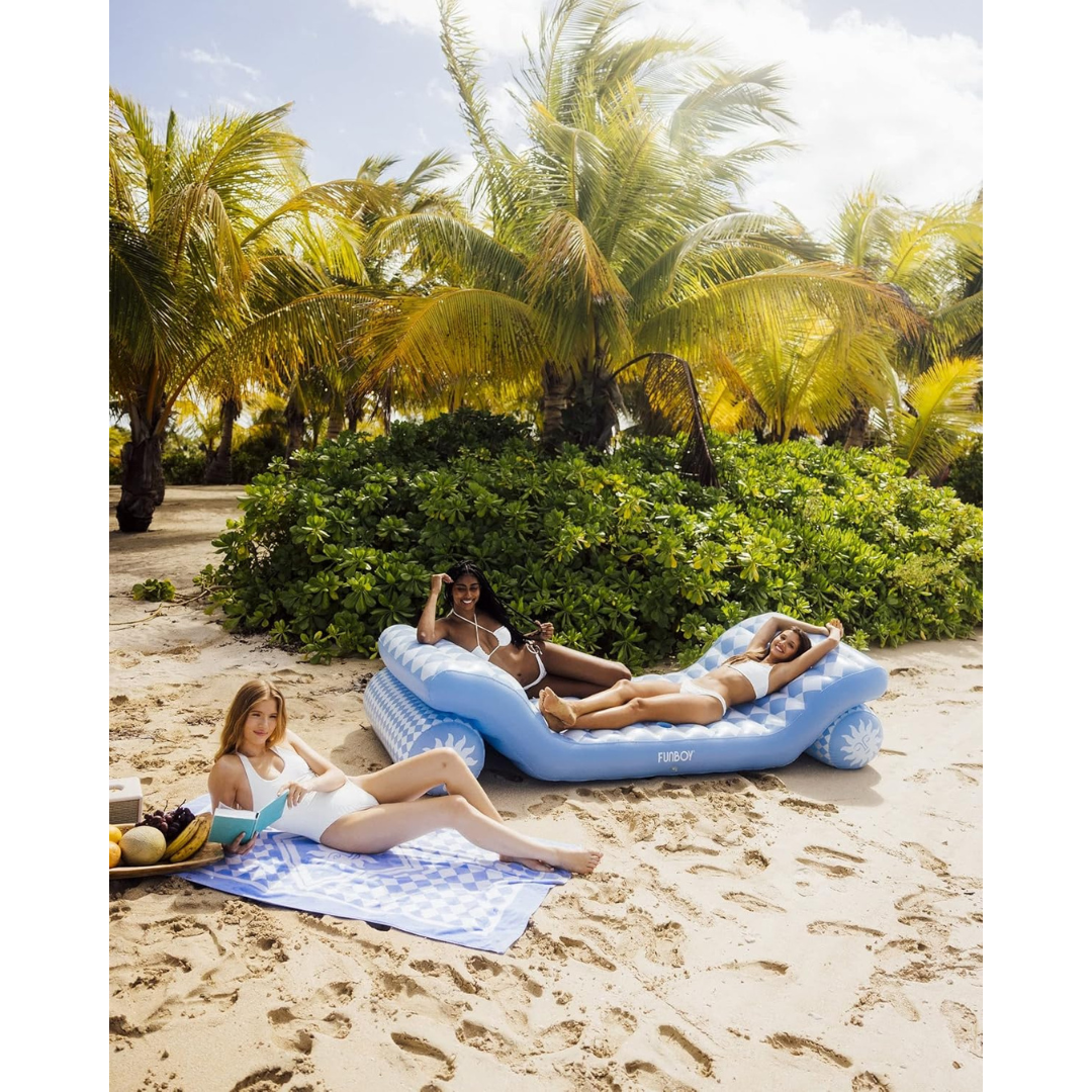 Dual-Chaise Lounger Pool Float