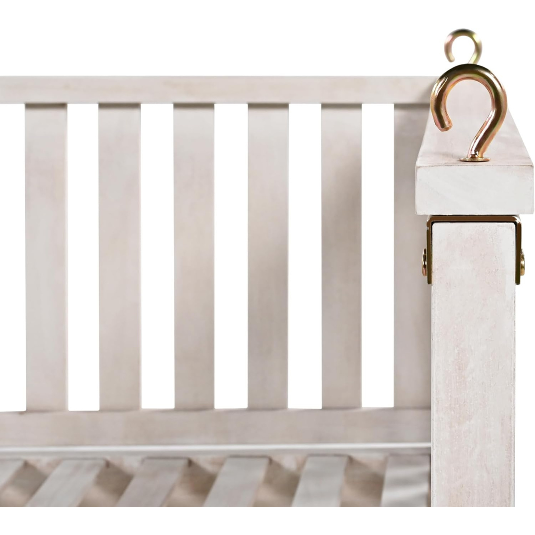 Porch Swing with Ropes for Backyard